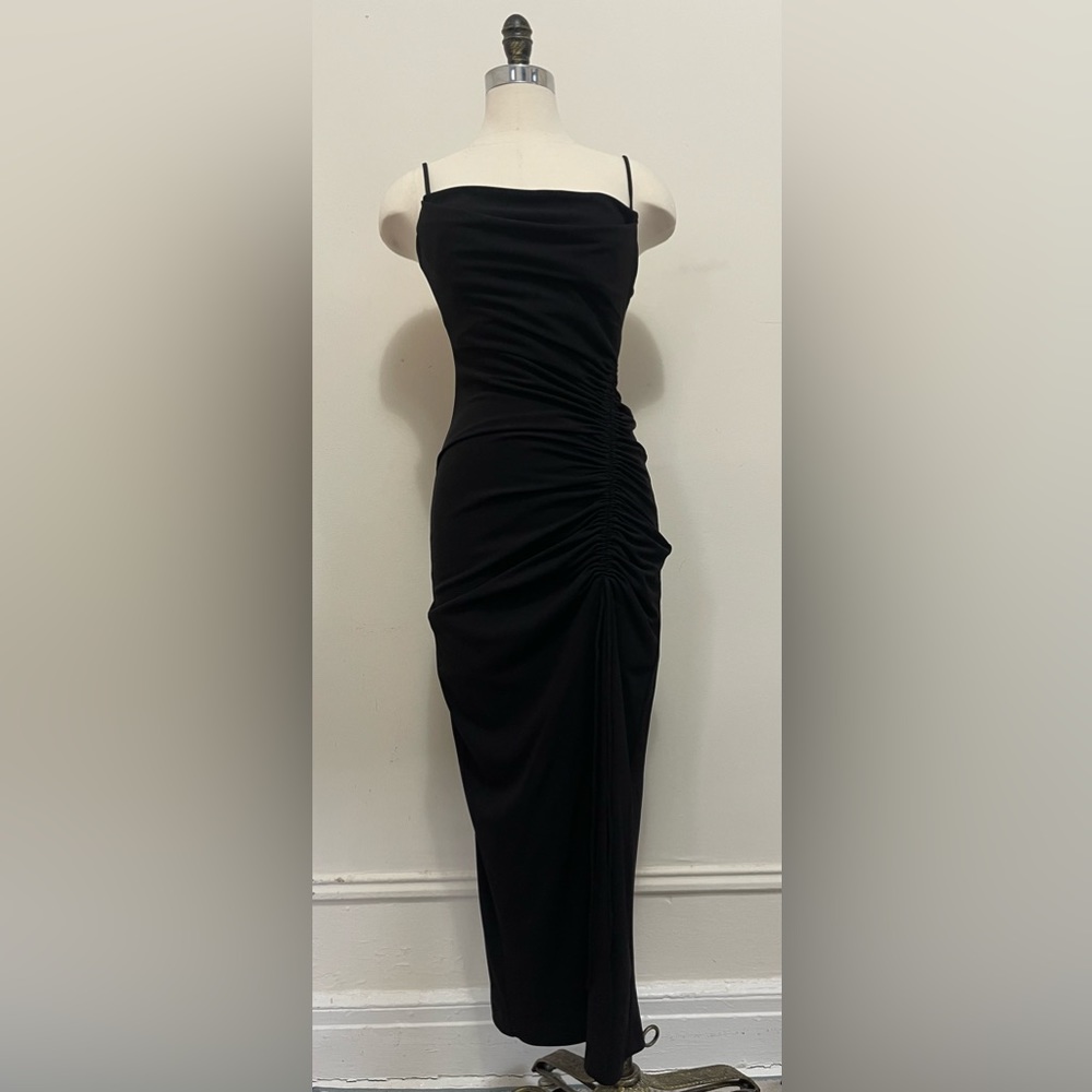 Zara Black Dress - perfect black dress that accentuates the figure.